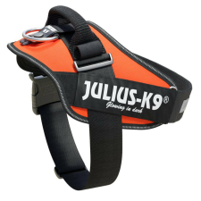 Julius-K9 IDC Powerhám, felirattal, méret 0 UV Narancs nyakörv, póráz, hám kutyáknak