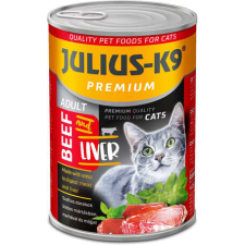 Julius-K9 Julius-K9 Cat Adult Beef &amp; Liver nedveseledel (20 x 415 g) 8.3 kg macskaeledel