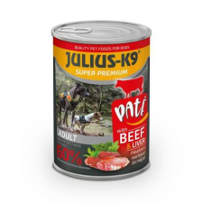 Julius-K9 konzerv beef&liver(marha és máj) – 400 g kutyaeledel