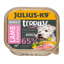 JULIUS-K9 PETFOOD JULIUS-K9 Dog Terrine Adult Lamb&amp;Pumpkin - nedveseledel (bárány,sütőtök) felnőtt kutyák részére (150g) kutyaeledel