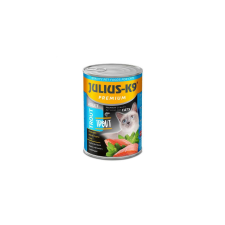 JULIUS-K9 PETFOOD JULIUS - K9 macska - nedveseledel (pisztráng) felnőtt macskák részére (415g) macskaeledel