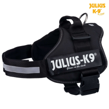 Julius K9 - Powerhám, felirattal, méret 1, 66-85cm, fekete 15041 nyakörv, póráz, hám kutyáknak