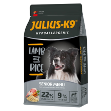 Julius-K9 Senior Hypoallergenic Lamb & Rice – 12 kg kutyaeledel