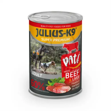  Julius-K9 Super Premium Paté kutyakonzerv - marha & máj 400 g kutyaeledel
