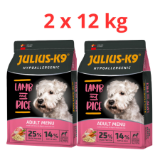 Julius K-9 Adult Hypoallergenic Lamb & Rice 2x12kg kutyaeledel
