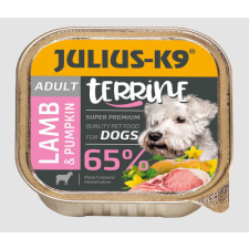 Julius K-9 | Dog Terrine | Felnőtt kutyáknak | Alutálas | Bárány és sütőtök - 150 g kutyaeledel
