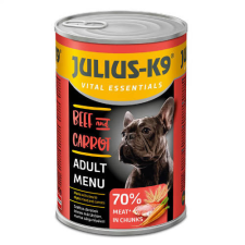 Julius K-9 | Felnőtt kutyáknak | Konzerv | Marha - 1240 g kutyaeledel