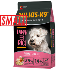 Julius K-9 | Hypoallergenic | Száraztáp | kistestű felnőtt kutyáknak | Bárány, rizs - 12 kg kutyaeledel