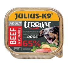 Julius K-9 Julius-K9 Dog Terrine Adult Beef&amp;Potatoes - nedveseledel (marha,burgonya) felnőtt kutyák részére (150g) kutyaeledel