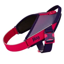 JULIUSK11 JK9® Street hám Sötét lila és neon málna méret: L nyakörv, póráz, hám kutyáknak