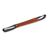 JuliusK9 Bőr harapóhurka lapos, 30 cm hosszú - 2 fogós