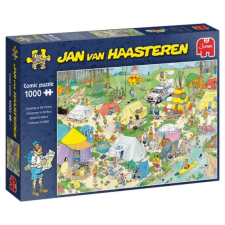Jumbo 1000 db-os puzzle - Jan Van Haasteren - Erdei tábor (19086) puzzle, kirakós