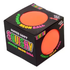  Jumbo neon squishy labda, 4 féle játéklabda