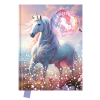 Junior Emlékkönyv JUNIOR Unicorn szív alakú lakattal