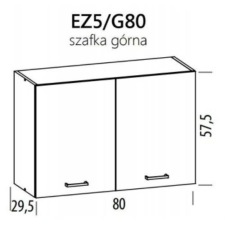 JUNO ELIZA felső szekrény 80cm bútor