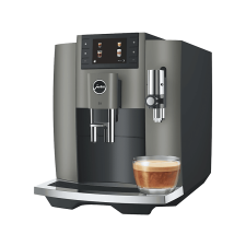 Jura E8 Dark Inox (EC) Automata kávéfőző (finom tejhab funkcióval) kávéfőző