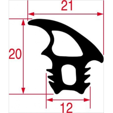 Jura tömítés sütő ajtóhoz 1580 mm beépíthető gépek kiegészítői