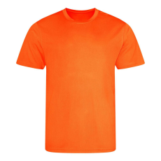 Just Cool JC001 környakas sport férfi póló Just Cool, Electric Orange-XL