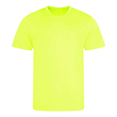 Just Cool JC001 környakas sport férfi póló Just Cool, Electric Yellow-S