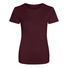 Just Cool JC005 környakas Női sport póló Just Cool, Burgundy-XS