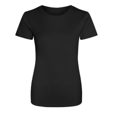 Just Cool JC005 környakas Női sport póló Just Cool, Jet Black-L