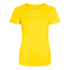 Just Cool JC005 környakas Női sport póló Just Cool, Sun Yellow-XL