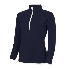 Just Cool JC036 WOMEN&#039;S COOL 1/2 ZIP SWEAT L munkaruha