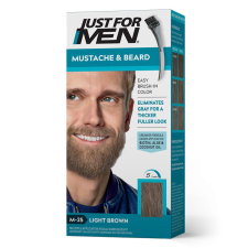 Just For Men szakáll és bajusz színező, világosbarna M-25 hajfesték, színező