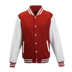 Just Hoods AWJH043 VARSITY JACKET L