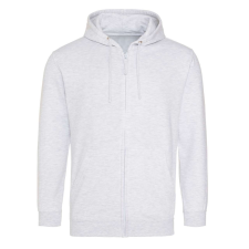 Just Hoods cipzáros kapucnis férfi pulóver AWJH050, Ash-M férfi pulóver, kardigán