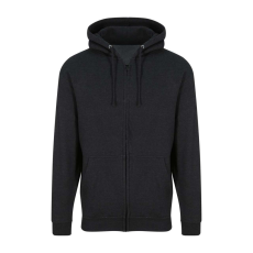 Just Hoods cipzáros kapucnis férfi pulóver AWJH050, Black Smoke-S