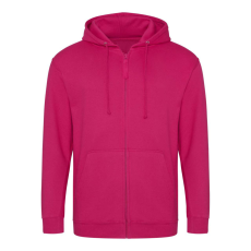 Just Hoods cipzáros kapucnis férfi pulóver AWJH050, Hot Pink-S