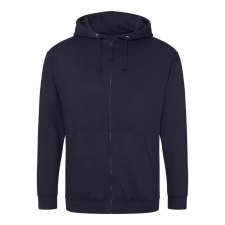 Just Hoods cipzáros kapucnis férfi pulóver AWJH050, New French Navy-L férfi pulóver, kardigán