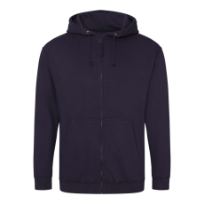 Just Hoods cipzáros kapucnis férfi pulóver AWJH050, Oxford Navy-XL