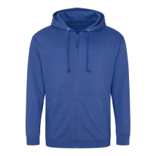 Just Hoods cipzáros kapucnis férfi pulóver AWJH050, Royal Blue-XL férfi pulóver, kardigán