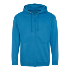 Just Hoods cipzáros kapucnis férfi pulóver AWJH050, Sapphire Blue-M