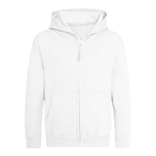 Just Hoods Gyerek cipzáras kapucnis pulóver AWJH050J, Arctic White-5/6 gyerek pulóver, kardigán