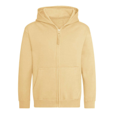 Just Hoods Gyerek cipzáras kapucnis pulóver AWJH050J, Desert Sand-5/6 gyerek pulóver, kardigán