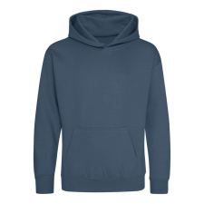 Just Hoods Gyerek kapucnis pulóver AWJH001J, Airforce Blue-7/8 gyerek pulóver, kardigán