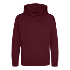 Just Hoods Gyerek kapucnis pulóver AWJH001J, Burgundy-5/6