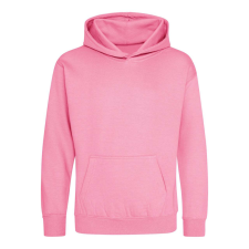 Just Hoods Gyerek kapucnis pulóver AWJH001J, Candyfloss Pink-9/11 gyerek pulóver, kardigán