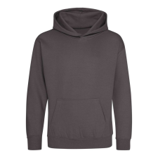 Just Hoods Gyerek kapucnis pulóver AWJH001J, Charcoal-3/4 gyerek pulóver, kardigán