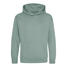 Just Hoods Gyerek kapucnis pulóver AWJH001J, Dusty Green-5/6