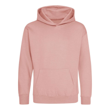 Just Hoods Gyerek kapucnis pulóver AWJH001J, Dusty Pink-7/8 gyerek pulóver, kardigán