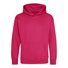 Just Hoods Gyerek kapucnis pulóver AWJH001J, Hot Pink-1/2 gyerek pulóver, kardigán