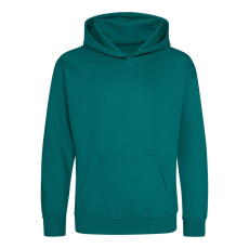 Just Hoods Gyerek kapucnis pulóver AWJH001J, Jade-9/11