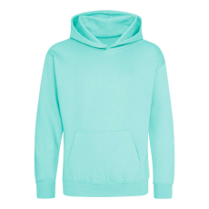 Just Hoods Gyerek kapucnis pulóver AWJH001J, Peppermint-7/8