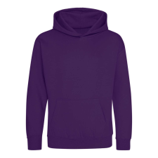 Just Hoods Gyerek kapucnis pulóver AWJH001J, Purple-9/11 gyerek pulóver, kardigán