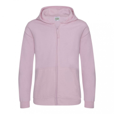 Just Hoods Gyerek kapucnis pulóver Just Hoods AWJH050J Kids Zoodie -7/8, Baby Pink