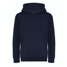 Just Hoods Gyerek kapucnis pulóver Just Hoods AWJH201J Kids Organic Hoodie -M, New French Navy